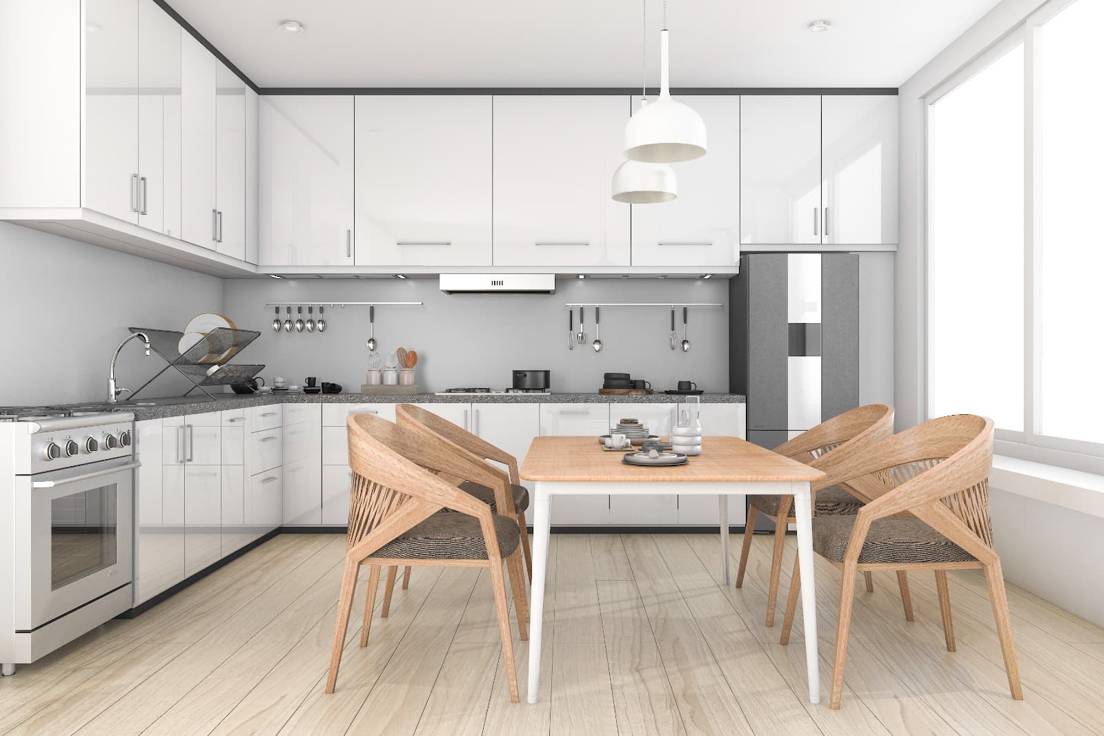معرض أو استشارة تصميم مطبخ